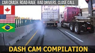 Dash Cam Compilation (USA, Canada, Brazil) Car Crashes in America 2017  2018 # 17