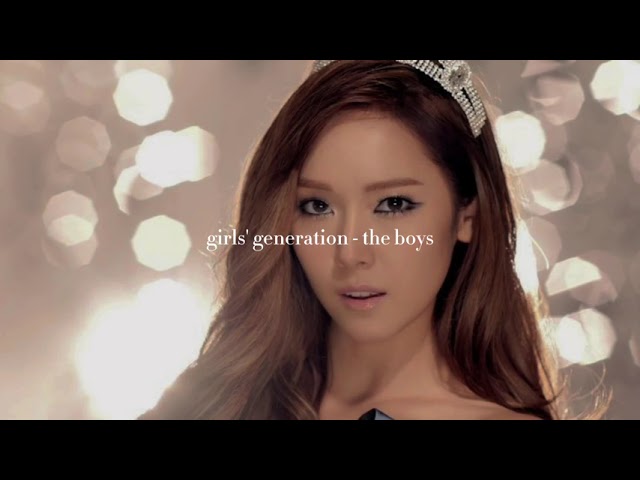 girls' generation - the boys (english version + slowed down) class=