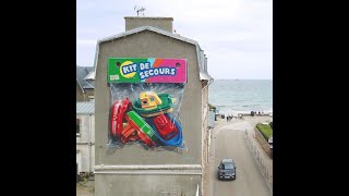 Emergency Kit Amazing 3D Street Art On Climate Change