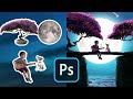 Hướng Dẫn Tạo Aesthetic Manipulation Moon | Free PSD | Photoshop Tutorial