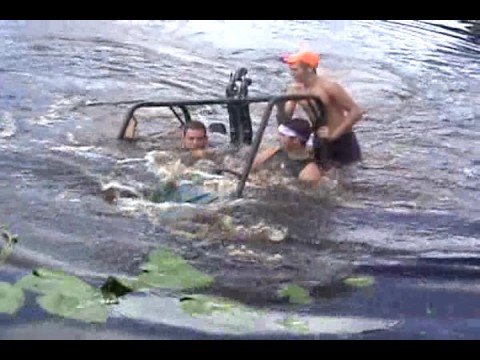 Can it cross a 7' deep pond? Also check out battle of the side by sides http://youtu.be/4H-7zRGjNlo.