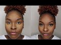 SIMPLE Everyday Makeup Routine | Dark Skin
