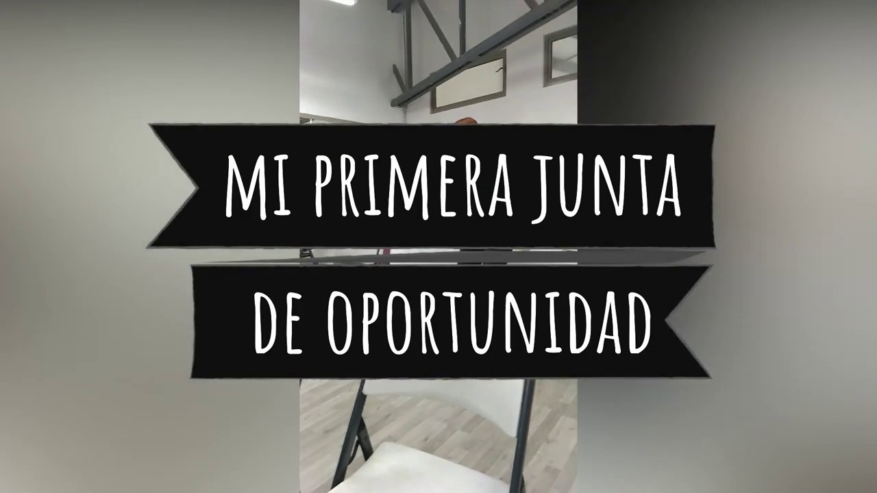 Mi primera junta de oportunidad Terramar! 😍🌺