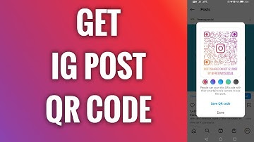 How To Get Instagram Post QR Code
