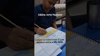 No YouTube tutorial, No Copying, Just this | Watercolor for Kids #shorts #watercolor