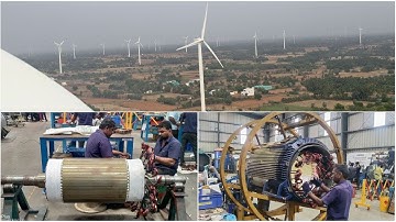850KW WindMill Generator Stator & Rotor Coil Rewinding (Insulation Class H)
