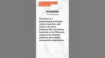 Recursion in JavaScript - Explained! #shorts #ytshorts #codewithchitra