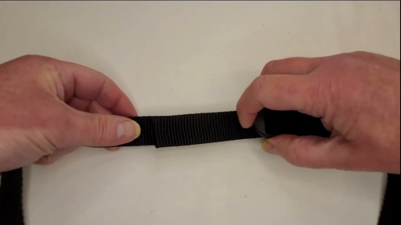 How to Thread, Tighten, and Release your Plastic Side Release Buckle 