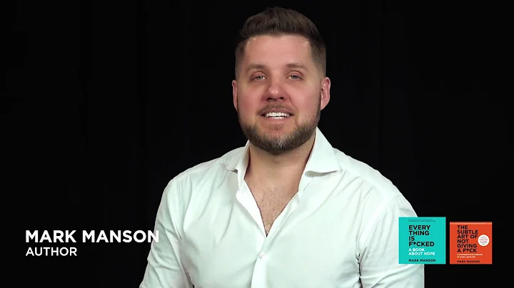 Mark Manson on the Everything is F*cked Audiobook