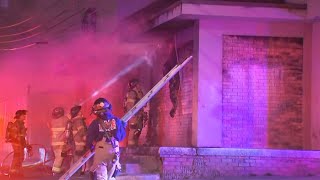 Crews Respond To Building Fire In Tulsa