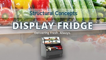 Fresh looks. Fresh profits. Structural Concepts Display Fridge