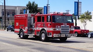LAFD Engine 39 Responding