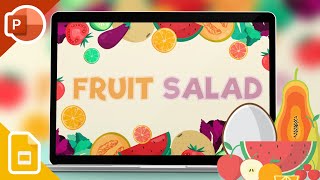 FRUIT SALAD | Free Game & Instructional PowerPoint for ESL, EFL, and Foreign Languages screenshot 3