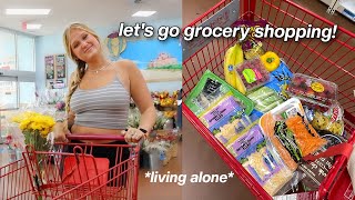 come GROCERY SHOPPING w/ me - healthy + easy meals : living alone