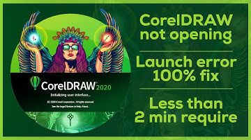 How to Solved CorelDraw 2020 Not Opening After Installation error in less than 2 min #shorts