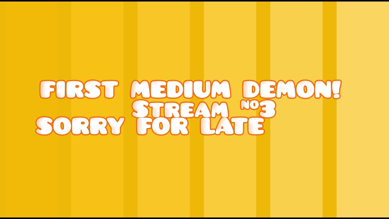 sorry for being late | Geometry Dash - YouTube