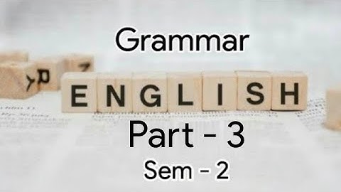 Kerala University BSc Botany previous questions -  English -  Grammar  - Part - 3 ( sem - 2 )