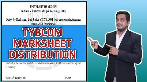 TYBCOM Marksheet Distribution | Group Passing Students | Mumbai University IDOL | Ashish Sir