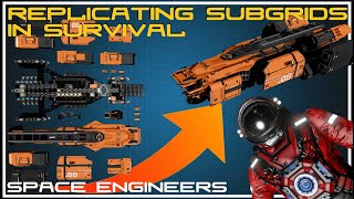 [SPACE ENGINEERS] SUBGRIDS PROJECTED | vanilla survival tutorial