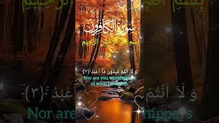 Surah Al-Kafirun Tilawat | Heart Touching Quran Recitation IsrafilOfficial