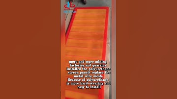 More Efficient Screening solutions: Huatao Fine Screen Meshes.  #Mining #MineralProcessing