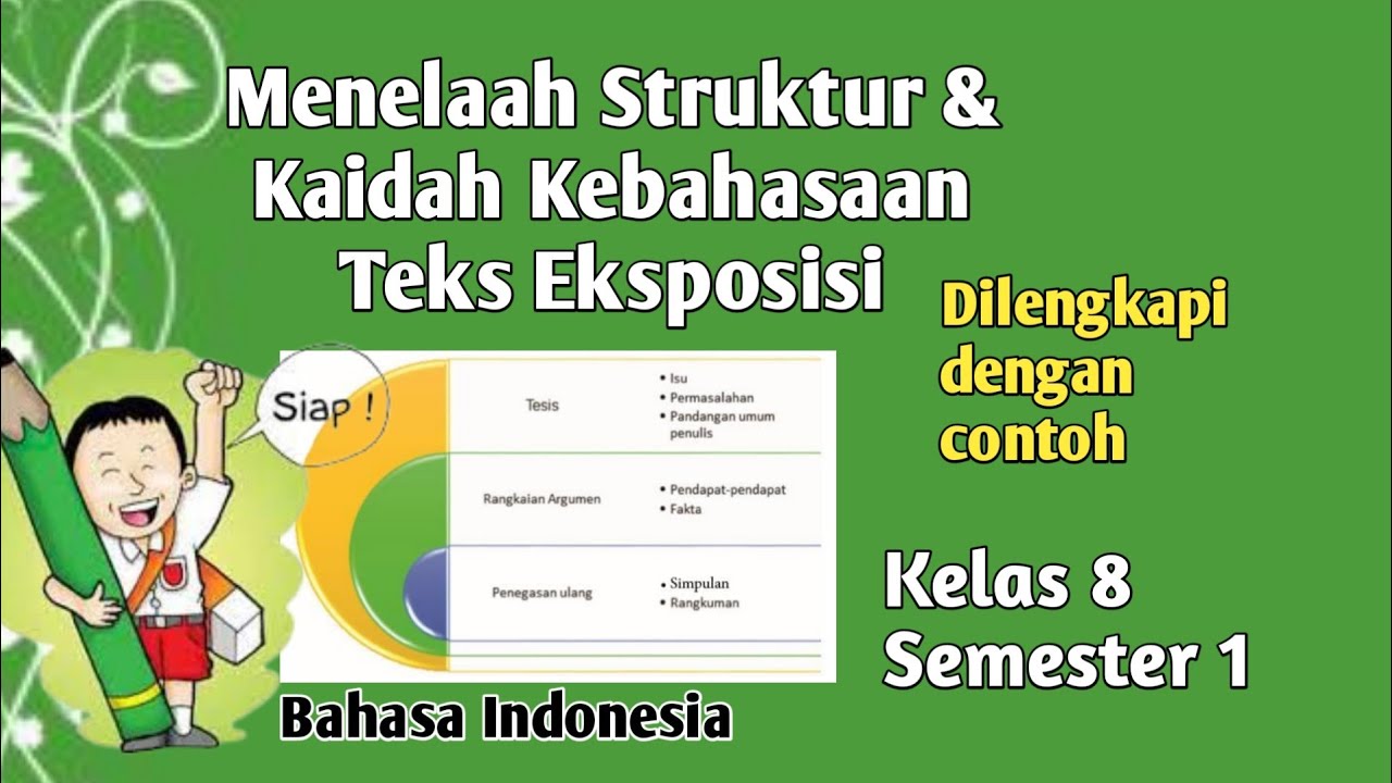 contoh soal essay teks eksposisi kelas 8