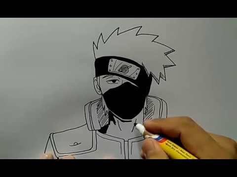  cara menggambar kakashi  dengan waktu normal YouTube