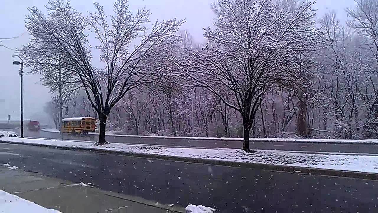 Winter Weather in Spring 2013 (Only in Maryland) YouTube