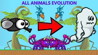 All Animals Evolution On Phone | Evoworld.io