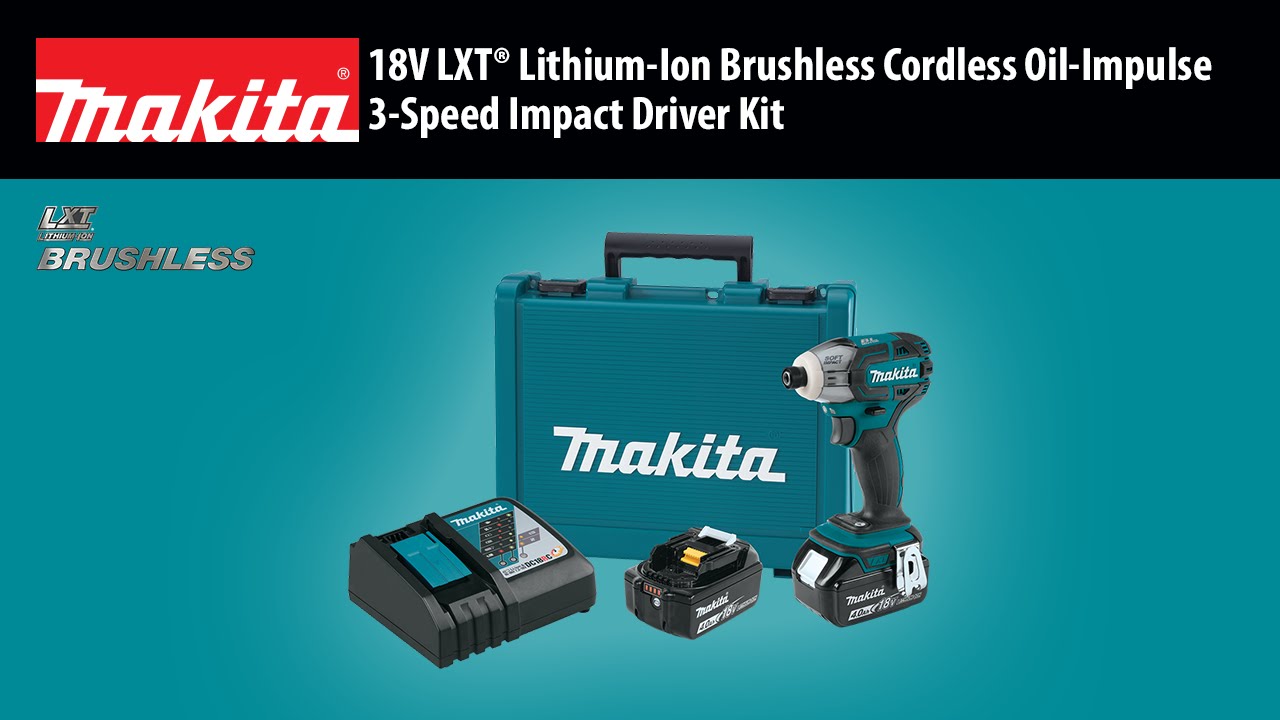 Makita 18V LXT® XST01 Oil‑Impulse 3‑Speed Impact Driver, Tool Only  Elevation Climbing