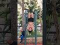 Most upside down hanging sit-ups in one minute - 36 by Zhang Bin 🇨🇳