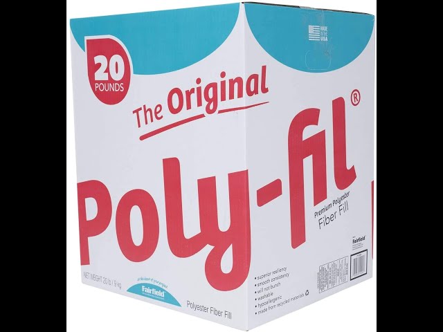 Poly-Fil Premium Polyester Fiber Fill 20lb box