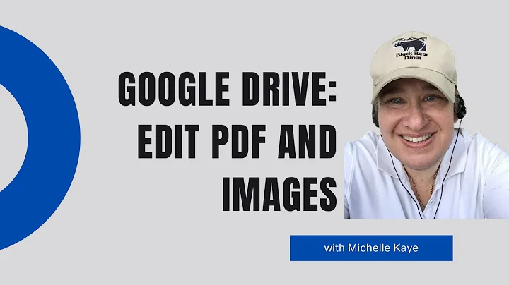 Google Drive: Edit PDFs and Images