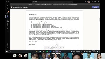 Menu-Driven program using OOP