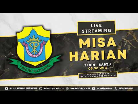 Misa Harian - Senin, 6 April 2026 - 05.30 WIB - Katedral Purwokerto