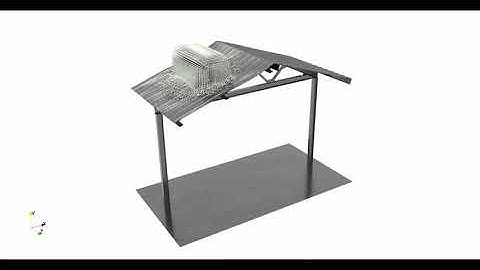 LS-Dyna - Rendering of impact protection structure