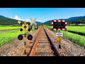 【踏切アニメ】ふみきりカンカンの日常306♪Railroad crossing daily life 306 ♫