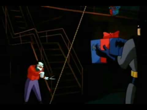 The Joker gives Batman a present - Christmas with The Joker (Batman:TAS)