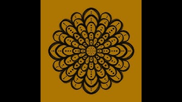 Floral Radial Symmetry in Procreate