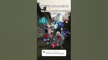 Top comment claims a state! | Part 34 | ItaliaMapping #fypシ゚viral #mapping #mapper #geography #map