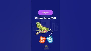 Chameleon SVG Hover Effect using Pure CSS | Animated Pattern Background #shortsfeed #shorts #coding
