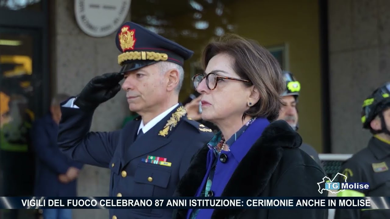 Vigili del Fuoco celebrano 87 anni istituzione: cerimonie anche in Molise