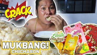 Mukbang Chicharon  | Chia Seeds Fiber Drink