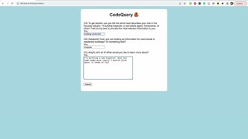 CodeQuery Demo -  Calhacks Hackathon