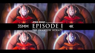 Star Wars: The Phantom Menace 35mm and 4K Comparison