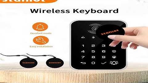 Staniot 433Mhz Wireless Touch Keyboard 2Pcs RFID Card Arm Or Disarm Password Keypad For Tuya Sm