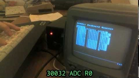 PDP-11 machine code on a BK-0011