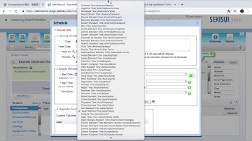 SEKISUI SF LMS ADMIN TRAINING #3: Scheduling Classroom Training