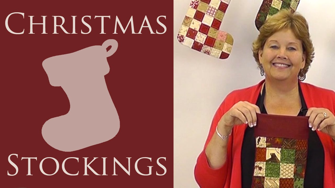 Quilted Christmas Stocking An Easy Quilting Project with Jenny of