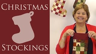 http://bit.ly/quiltedchristmasstockings - Quilted Christmas Stockings: An Easy Quilting Project with Jenny of Missouri Star Quilt Co. 